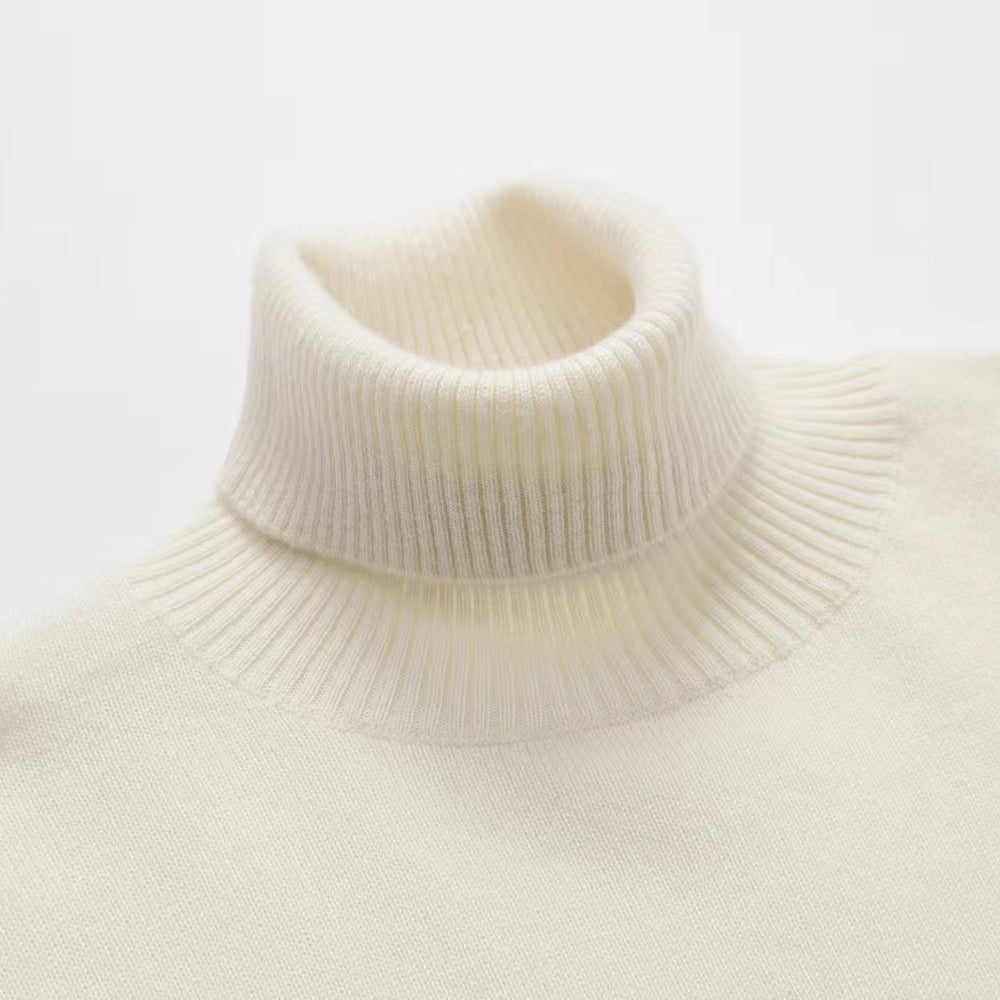 Cashmere Notes Turtleneck Women's Pullover