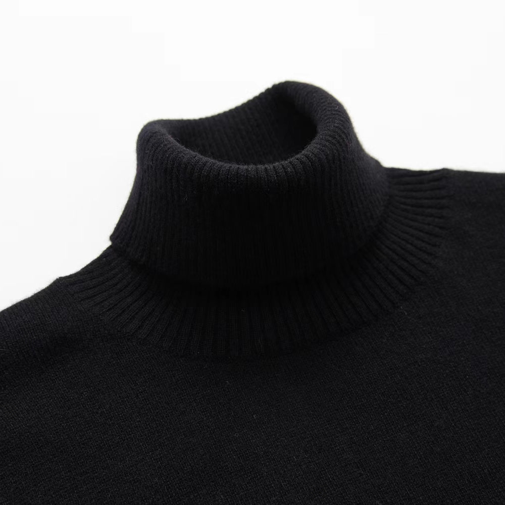 Cashmere Notes Turtleneck Women's Pullover