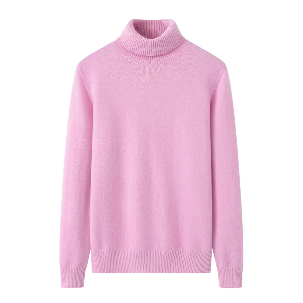 Cashmere Notes Turtleneck Women's Pullover