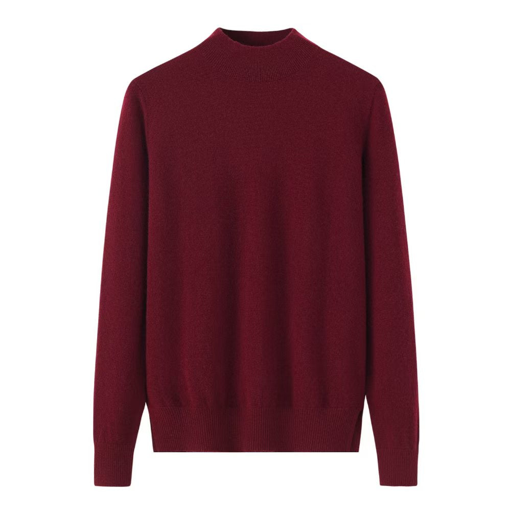 Cashmere Notes Half High Neck Women's Sweater