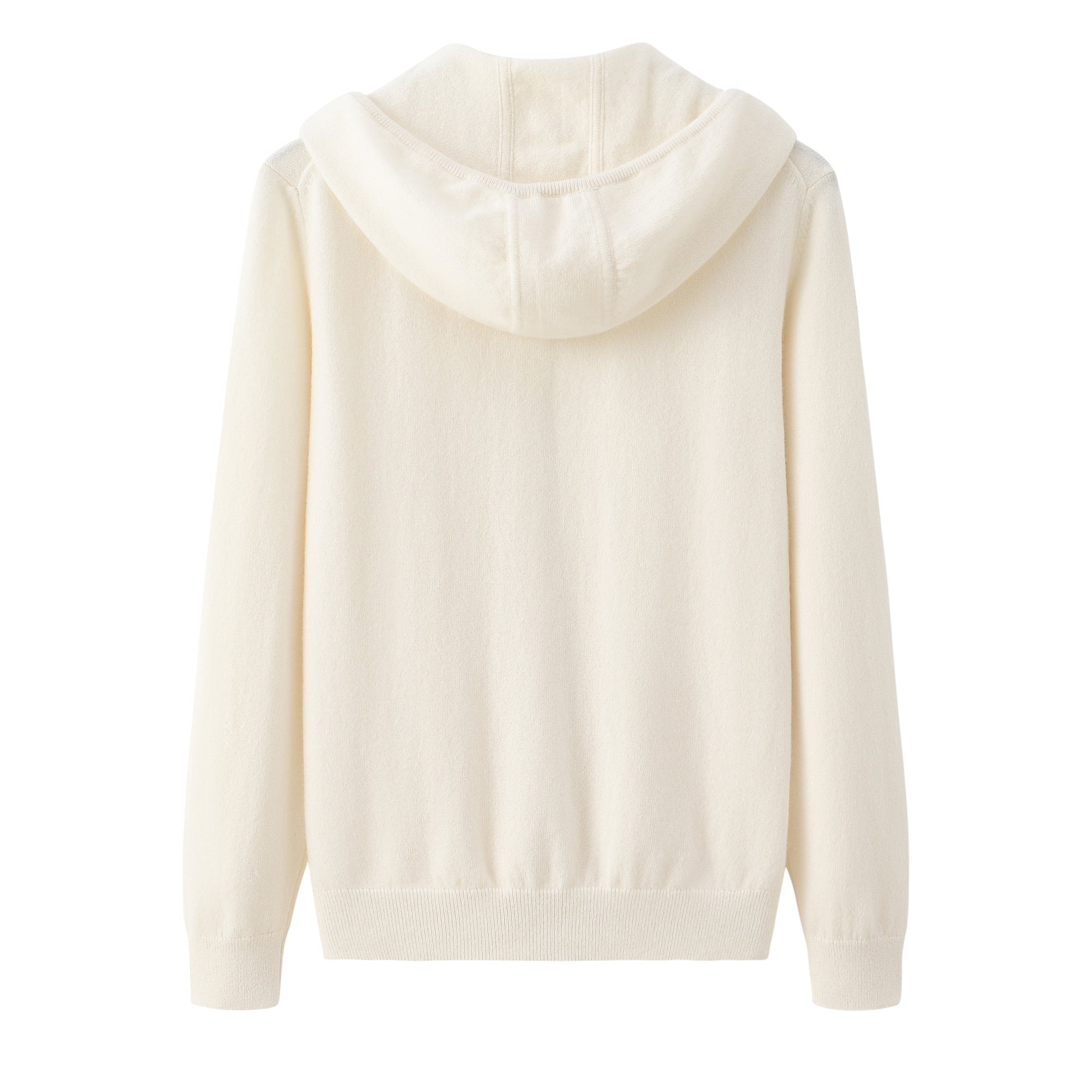 Cashmere Notes Women's Cashmere Cardigan with Hooded Zipper