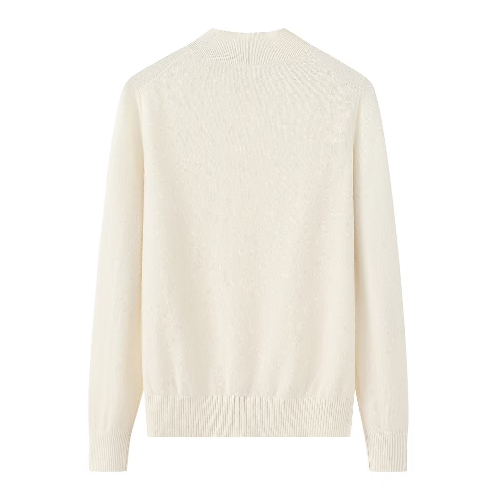 Cashmere Notes Half High Neck Women's Sweater