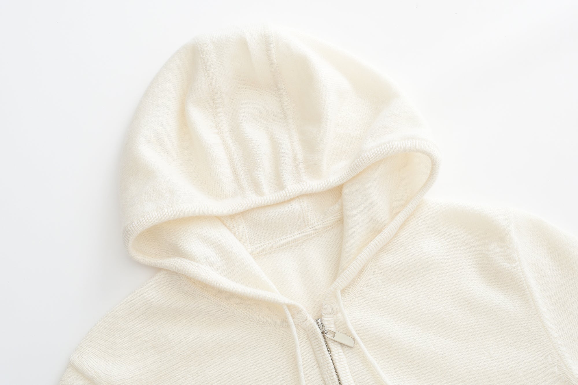 Cashmere Notes Women's Cashmere Cardigan with Hooded Zipper